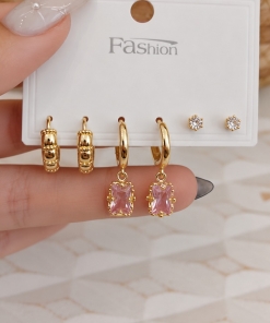SET X3 PARES DE AROS AD 5396
